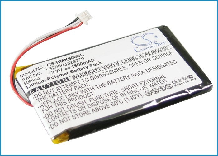 1500mAh Battery - CS-HMK500SL / Li-Polymer / Volts: 3.7