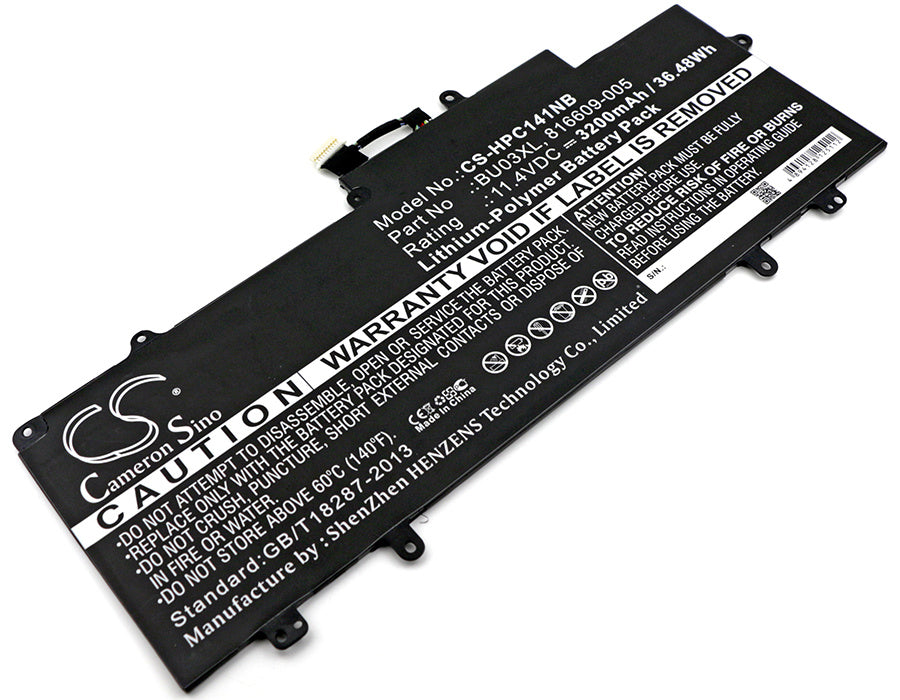 3200mAh Battery - CS-HPC141NB / Li-Polymer / Volts: 11.4
