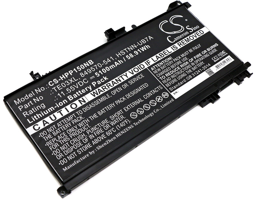5100mAh Battery - CS-HPP150NB / Li-ion / Volts: 11.55