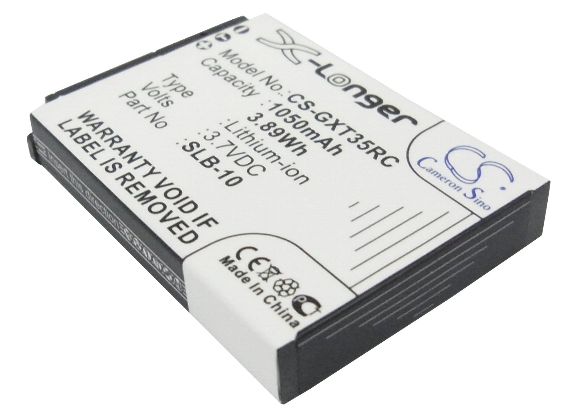 1050mAh Battery - CS-GXT35RC / Li-ion / Volts: 3.7