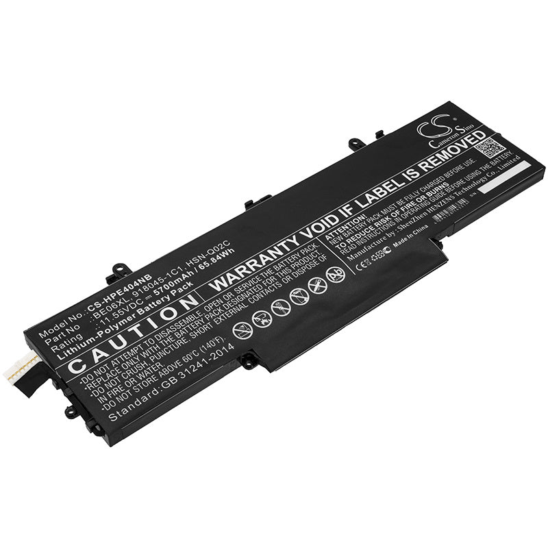 5700mAh Battery - CS-HPE404NB / Li-Polymer / Volts: 11.55