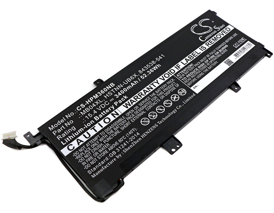 3400mAh Battery - CS-HPM360NB / Li-ion / Volts: 15.4