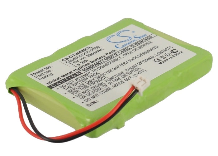 550mAh Battery - CS-DTW480CL / Ni-MH / Volts: 3.6