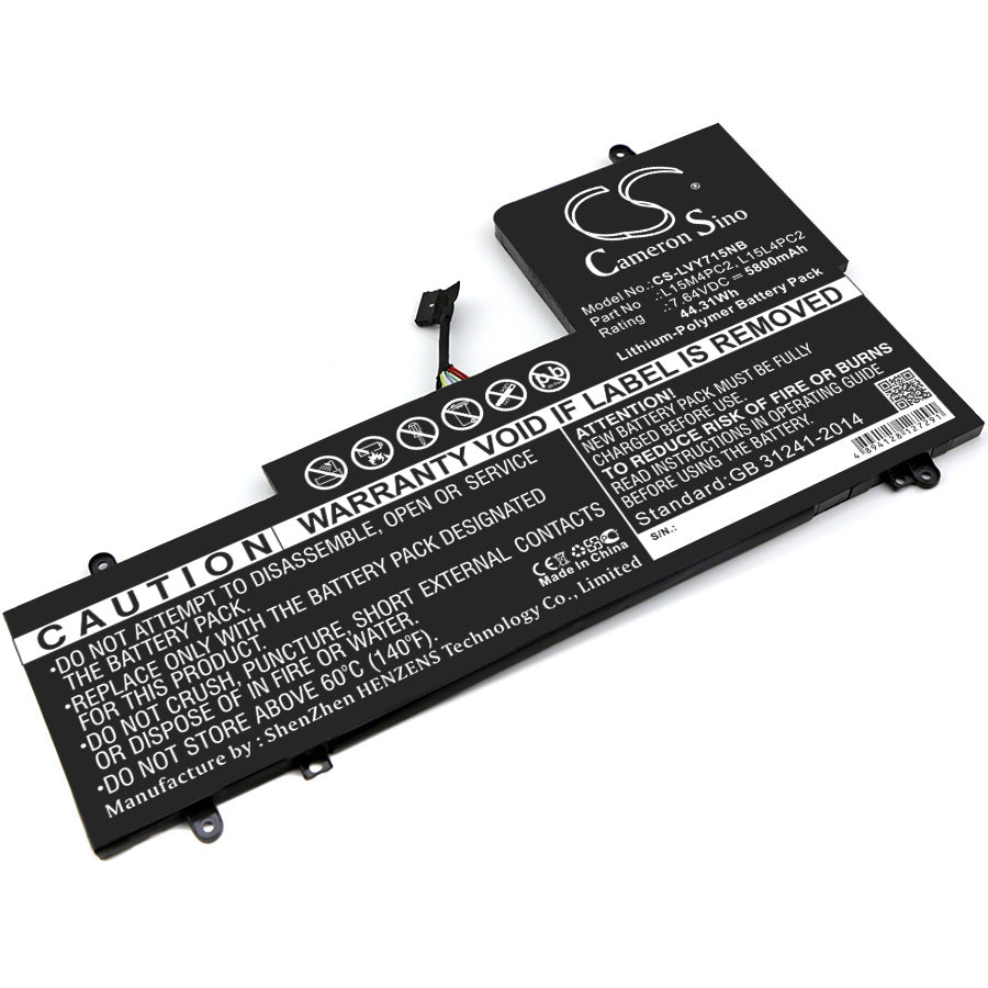 5800mAh Battery - CS-LVY715NB / Li-Polymer / Volts: 7.64