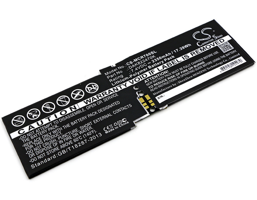 2350mAh Battery - CS-MCR700SL / Li-Polymer / Volts: 7.4