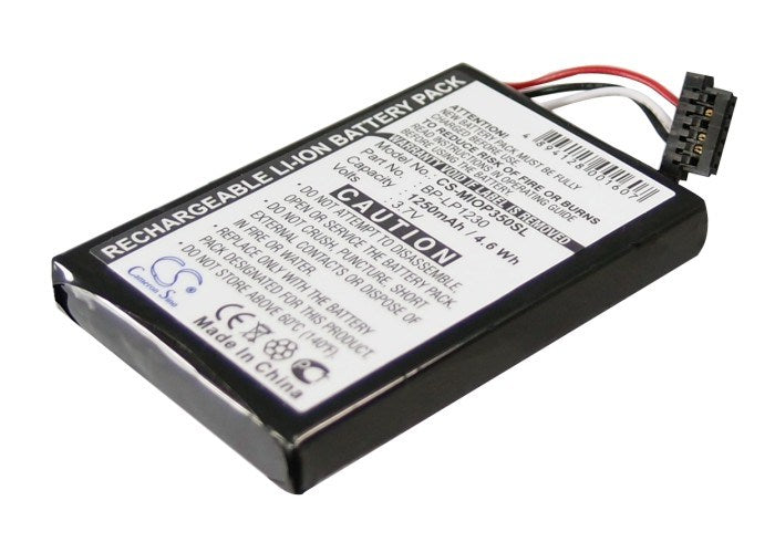 1250mAh Battery - CS-MIOP350SL / Li-ion / Volts: 3.7