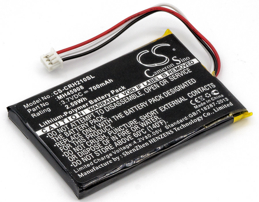 700mAh Battery - CS-CRH210SL / Li-Polymer / Volts: 3.7