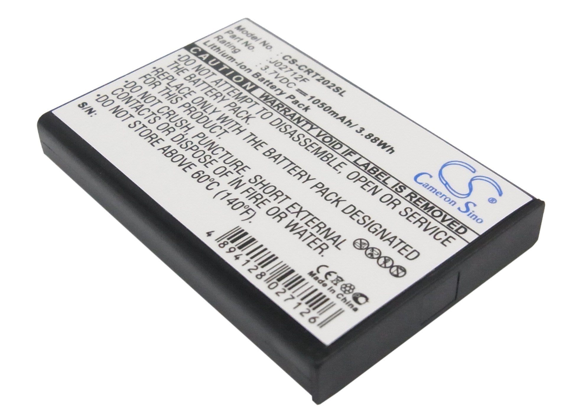 1050mAh Battery - CS-CRT202SL / Li-ion / Volts: 3.7