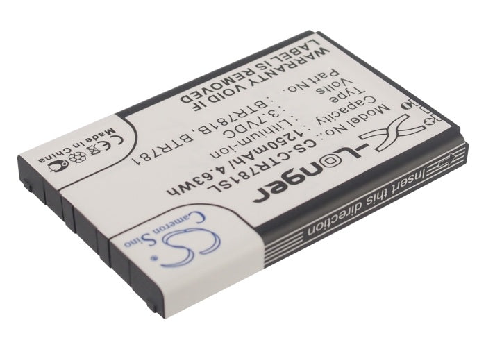 1250mAh Battery - CS-CTR781SL / Li-ion / Volts: 3.7