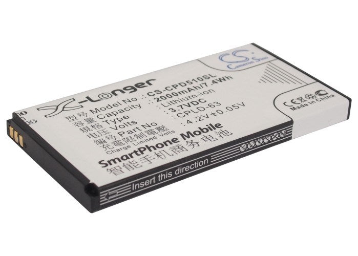 2000mAh Battery - CS-CPD510SL / Li-ion / Volts: 3.7V