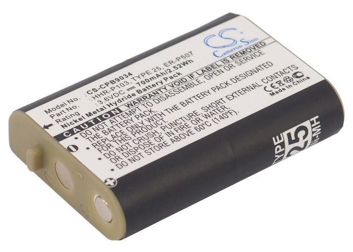 700mAh Battery - CS-CPB9034 / Ni-MH / Volts: 3.6