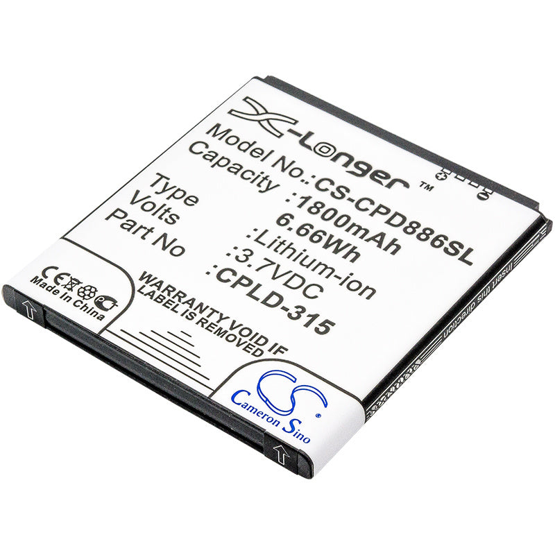 1800mAh Battery - CS-CPD886SL / Li-ion / Volts: 3.7