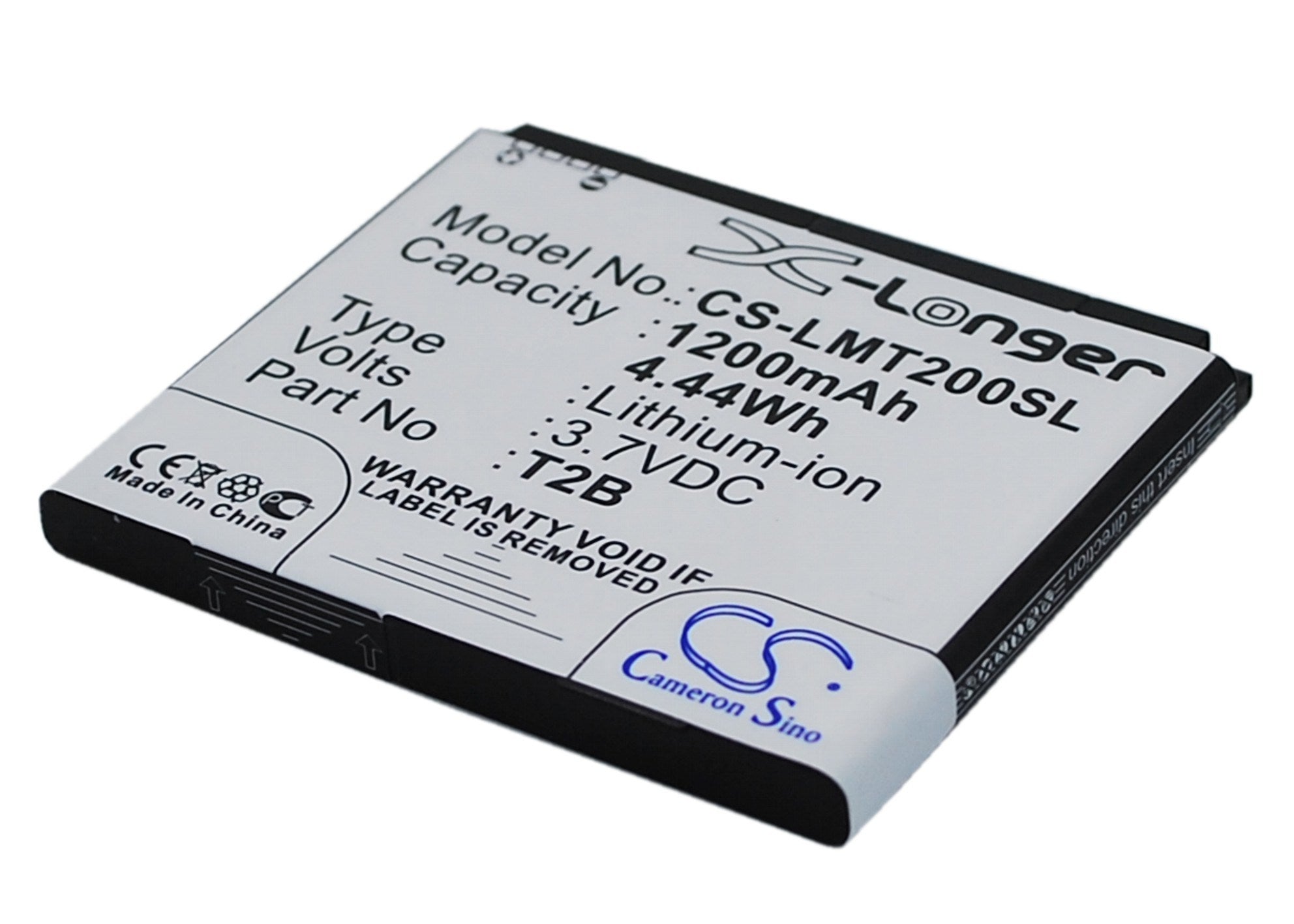1200mAh Battery - CS-LMT200SL / Li-ion / Volts: 3.7
