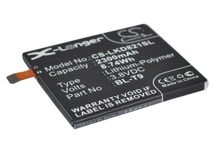 2300mAh Battery - CS-LKD821SL / Li-Polymer / Volts: 3.8