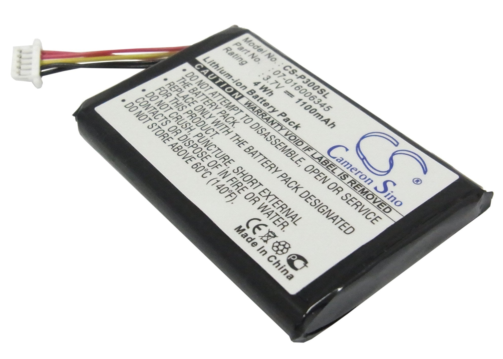 1100mAh Battery - CS-P300SL / Li-ion / Volts: 3.7