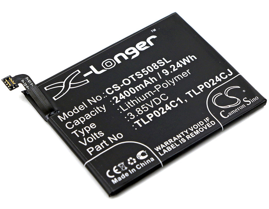 2400mAh Battery - CS-OTS508SL / Li-Polymer / Volts: 3.85