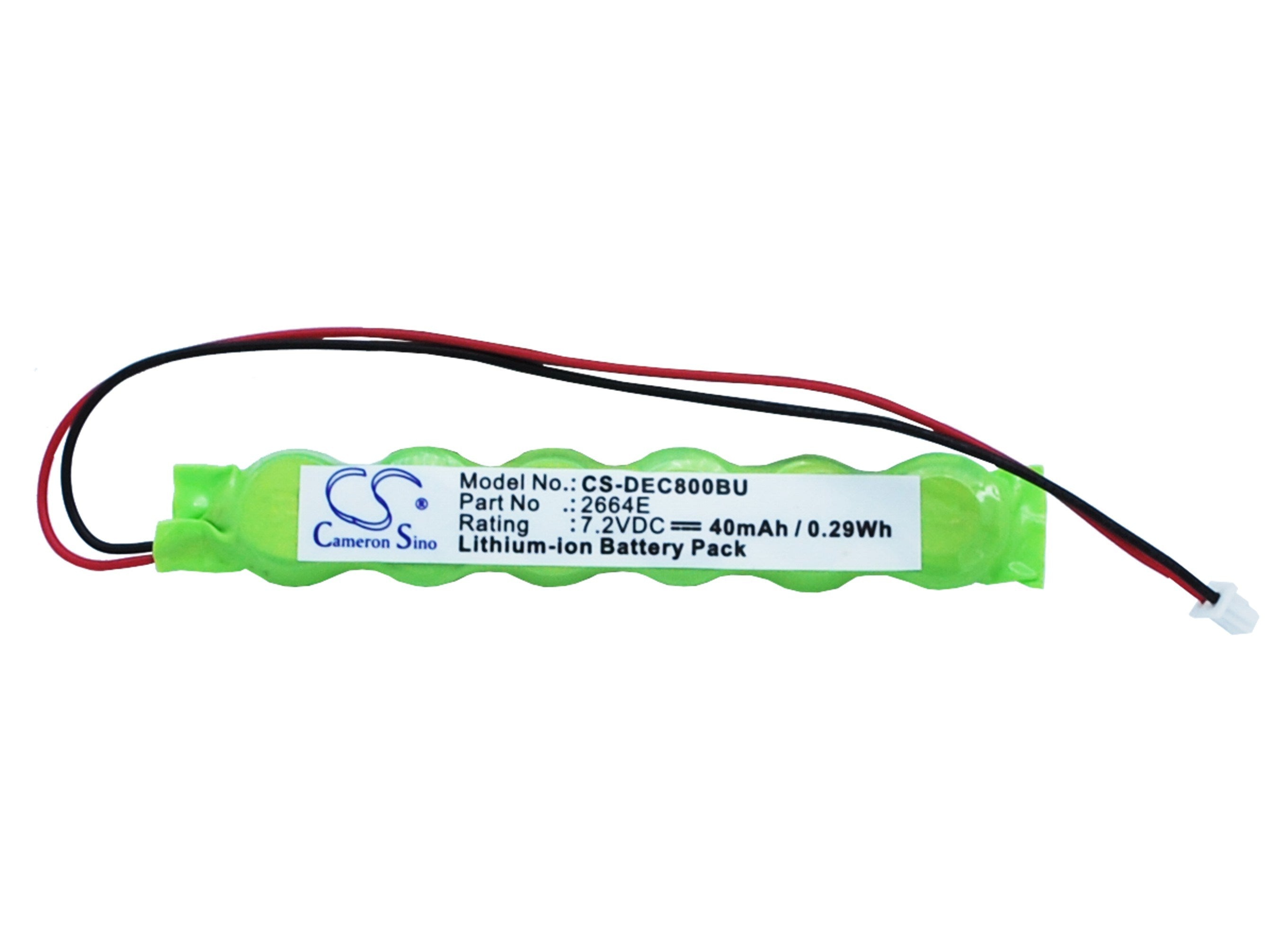 40mAh Battery - CS-DEC800BU / Ni-MH / Volts: 7.2