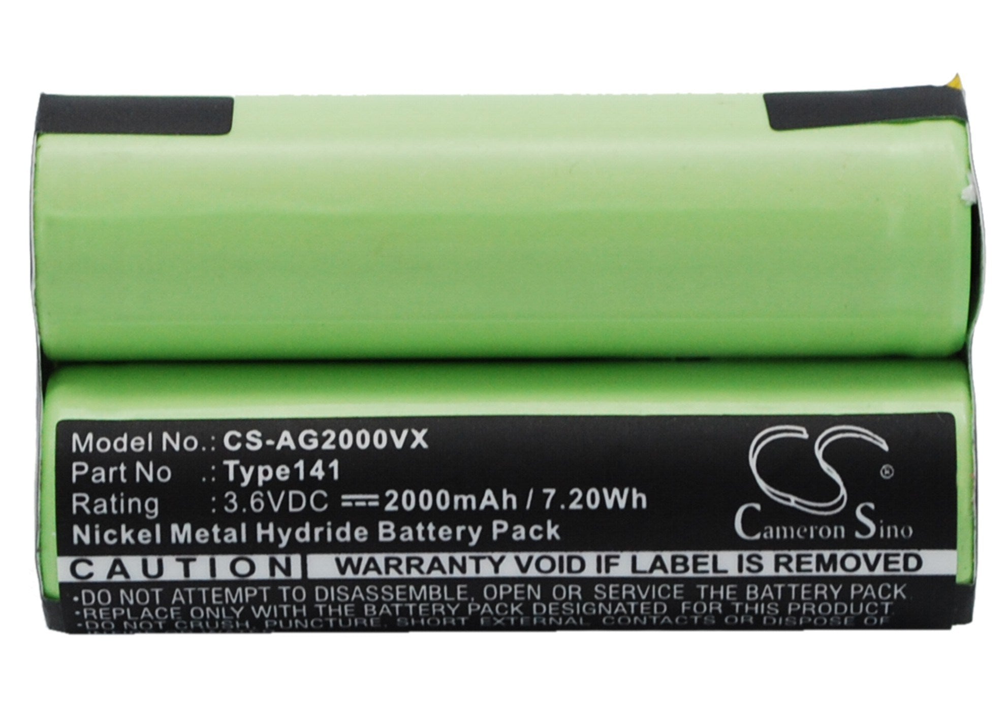 2000mAh Battery - CS-AG2000VX / Ni-MH / Volts: 3.6