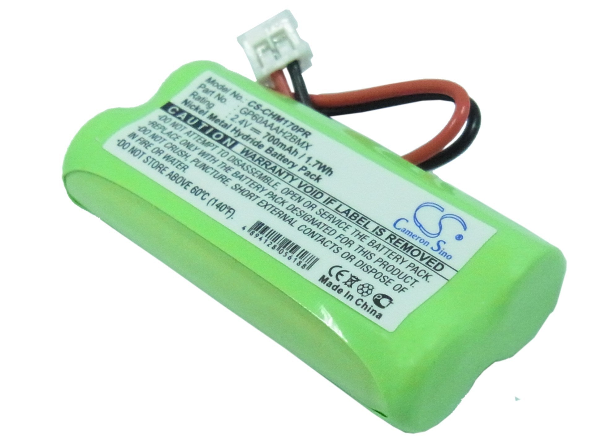 700mAh Battery - CS-CHM170PR / Ni-MH / Volts: 2.4