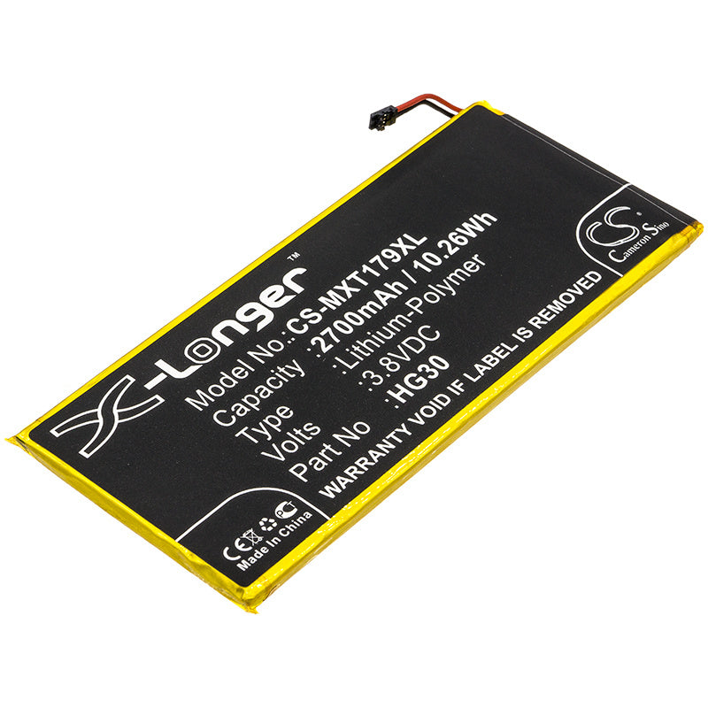 2700mAh Battery - CS-MXT179XL / Li-Polymer / Volts: 3.8