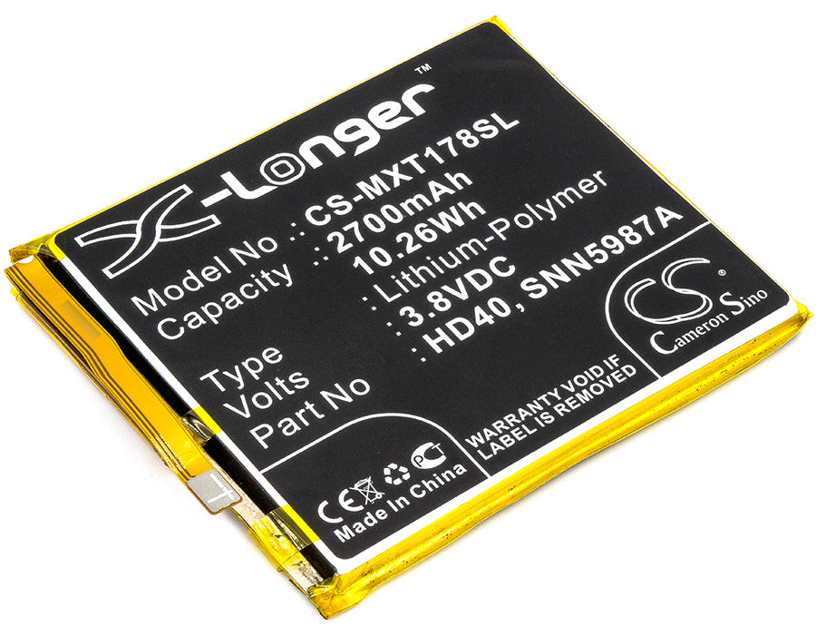 2700mAh Battery - CS-MXT178SL / Li-Polymer / Volts: 3.8