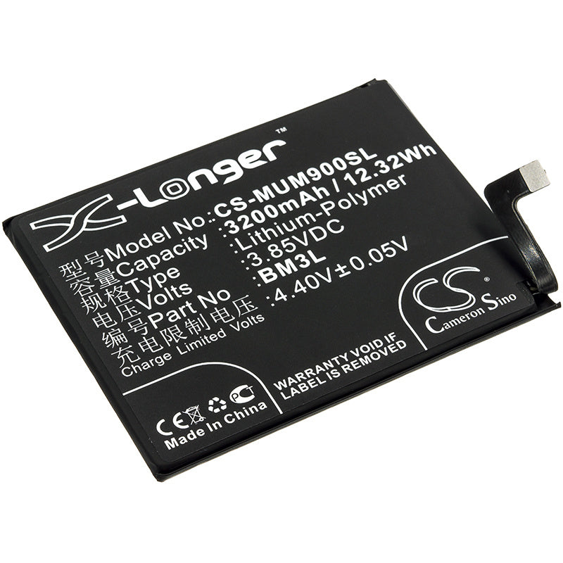 3200mAh Battery - CS-MUM900SL / Li-Polymer / Volts: 3.85