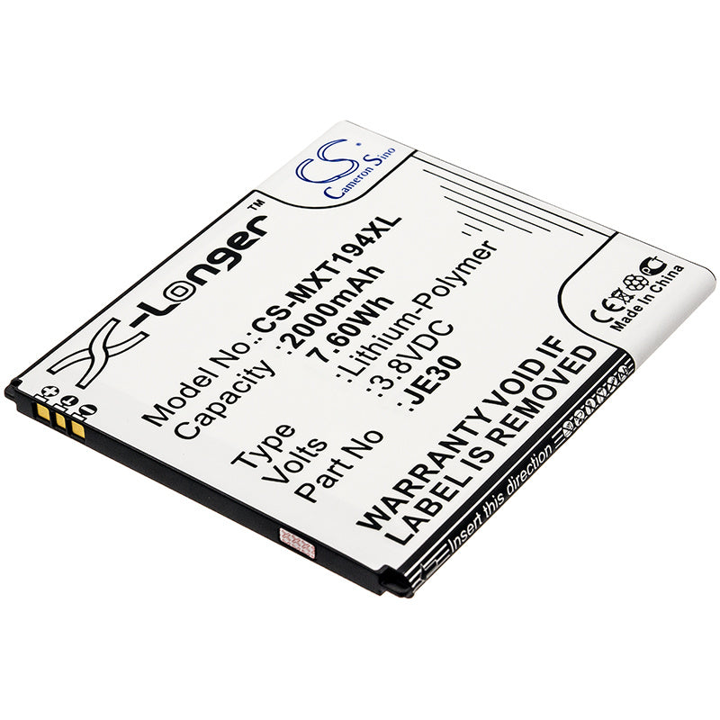 2000mAh Battery - CS-MXT194XL / Li-Polymer / Volts: 3.8