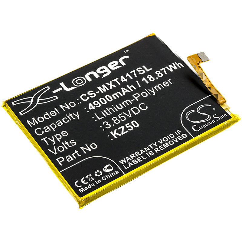 4900mAh Battery - CS-MXT417SL / Li-Polymer / Volts: 3.85