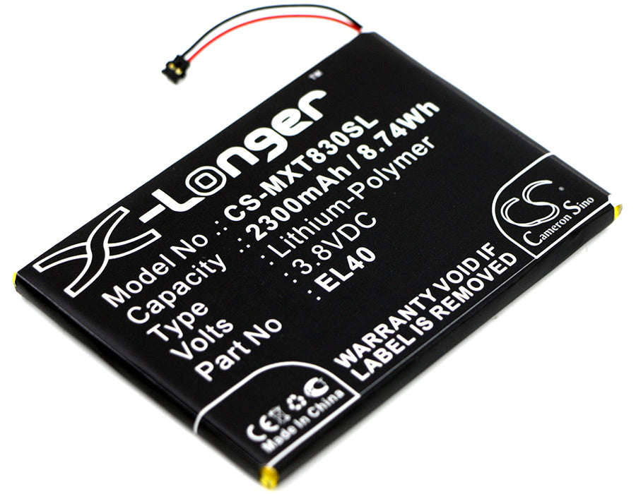 2300mAh Battery - CS-MXT830SL / Li-Polymer / Volts: 3.8