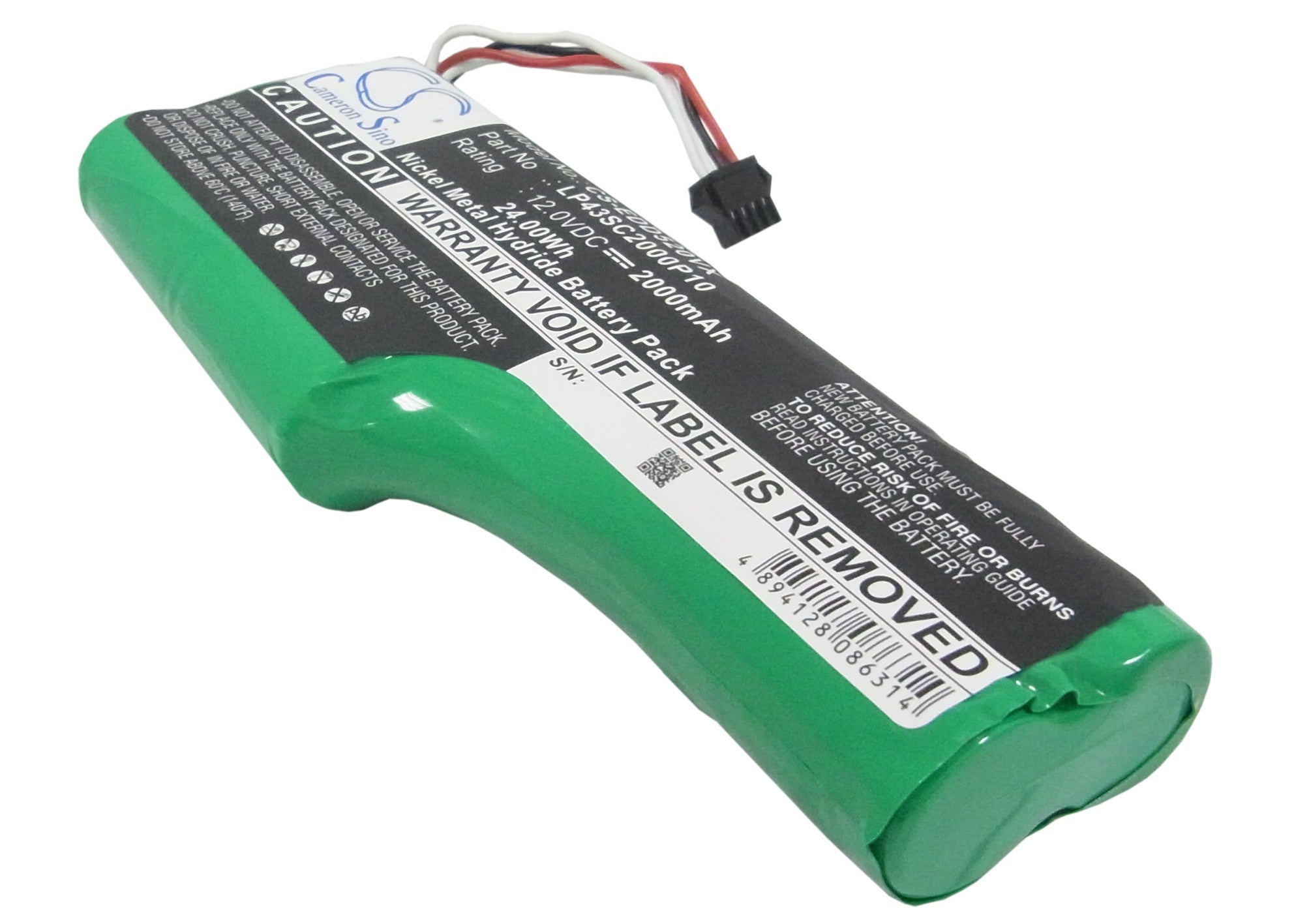 2000mAh Battery - CS-EDD520VX / Ni-MH / Volts: 12