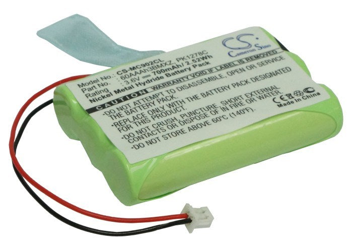 700mAh Battery - CS-MC902CL / Ni-MH / Volts: 3.6