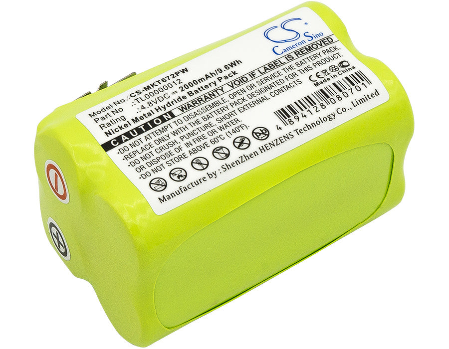 2000mAh Battery - CS-MKT672PW / Ni-MH / Volts: 4.8
