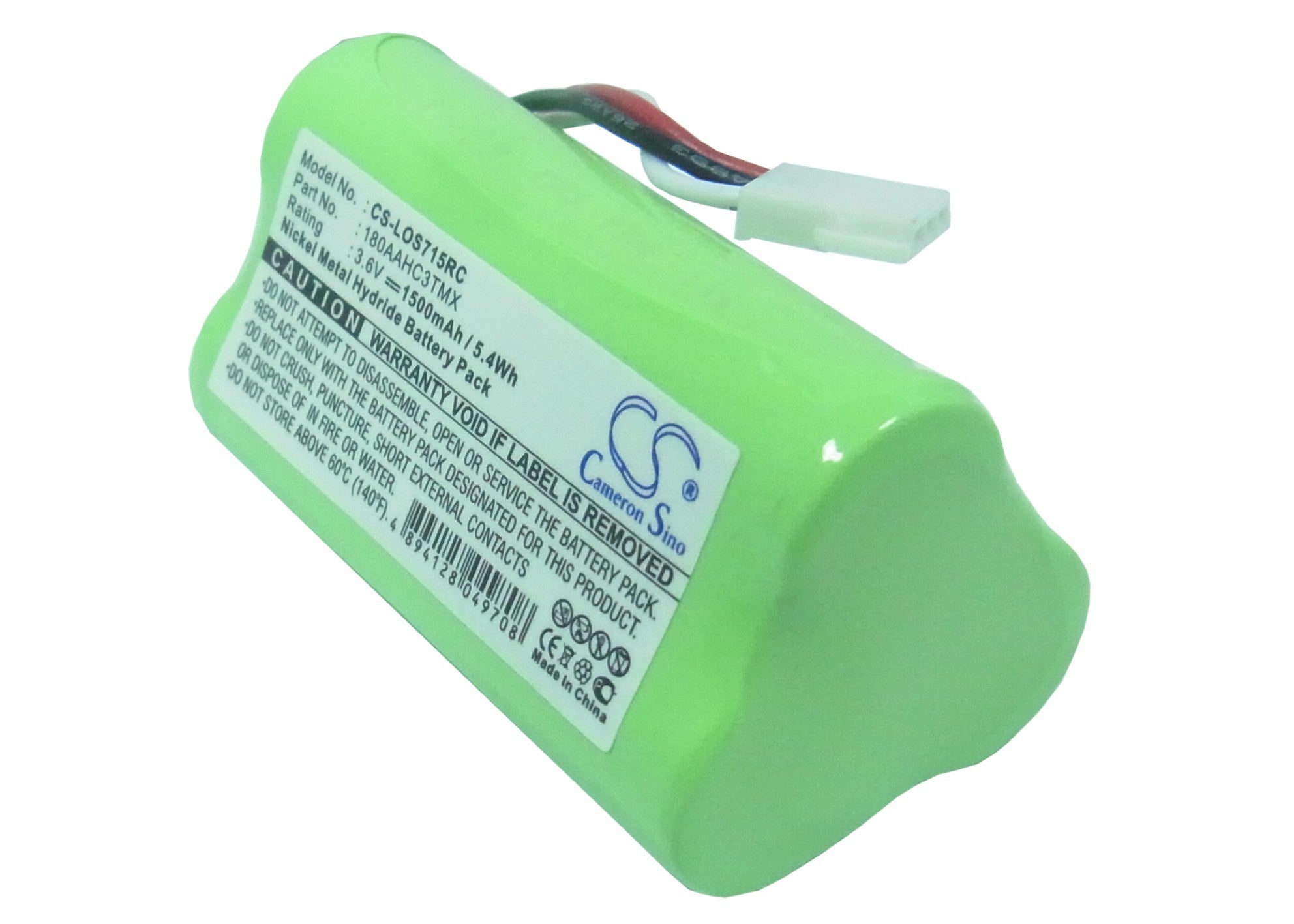 1500mAh Battery - CS-LOS715RC / Ni-MH / Volts: 3.6