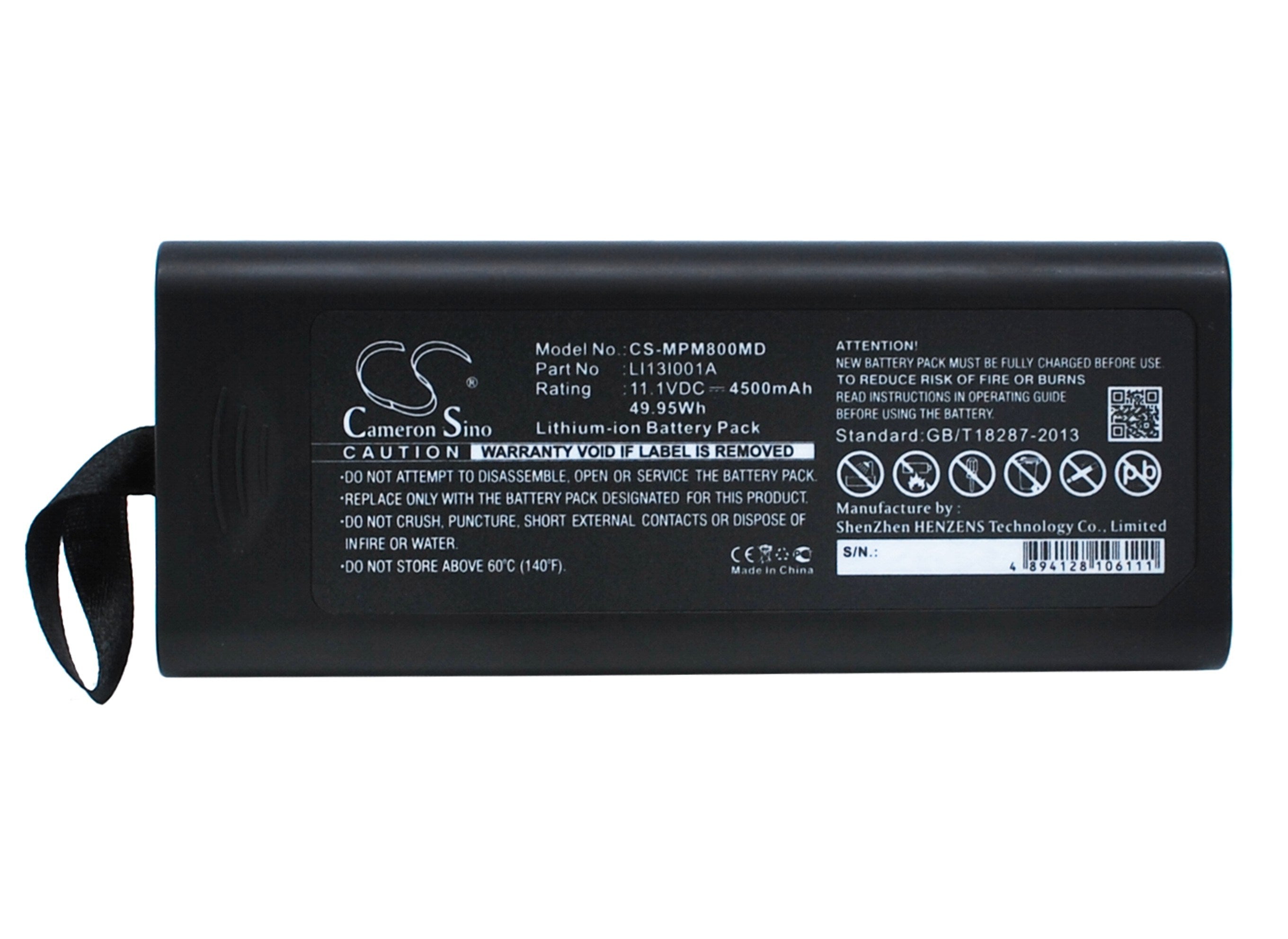 4500mAh Battery - CS-MPM800MD / Li-ion / Volts: 11.1