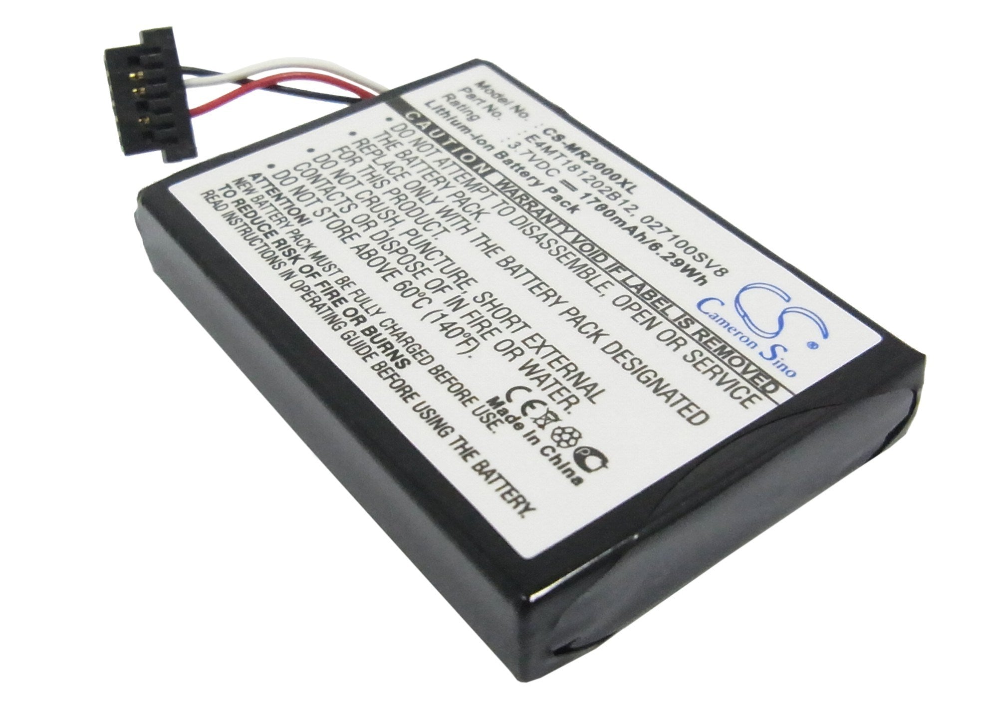 1700mAh Battery - CS-MR2000XL / Li-ion / Volts: 3.7