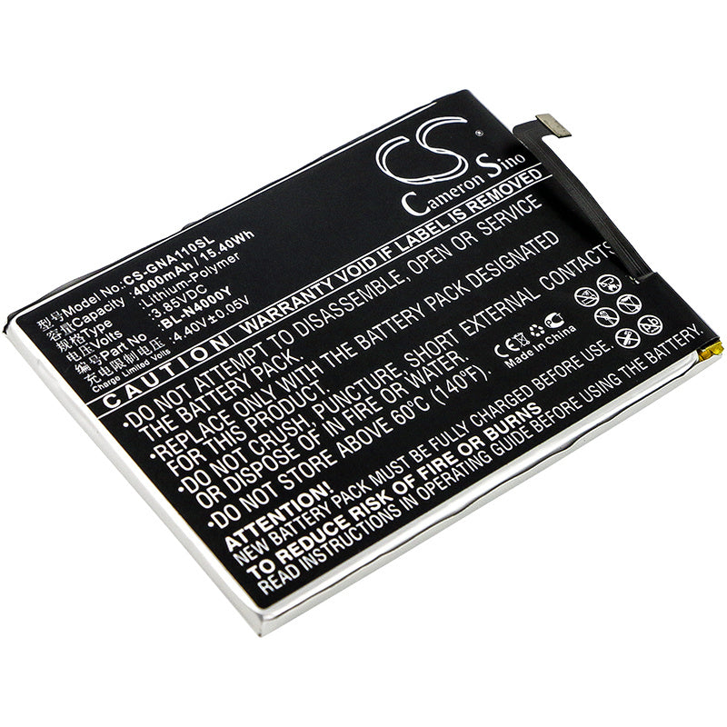4000mAh Battery - CS-GNA110SL / Li-Polymer / Volts: 3.85