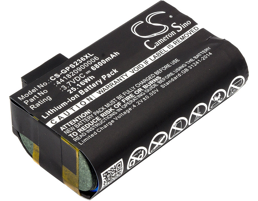 6800mAh Battery - CS-GPS236XL / Li-ion / Volts: 3.7