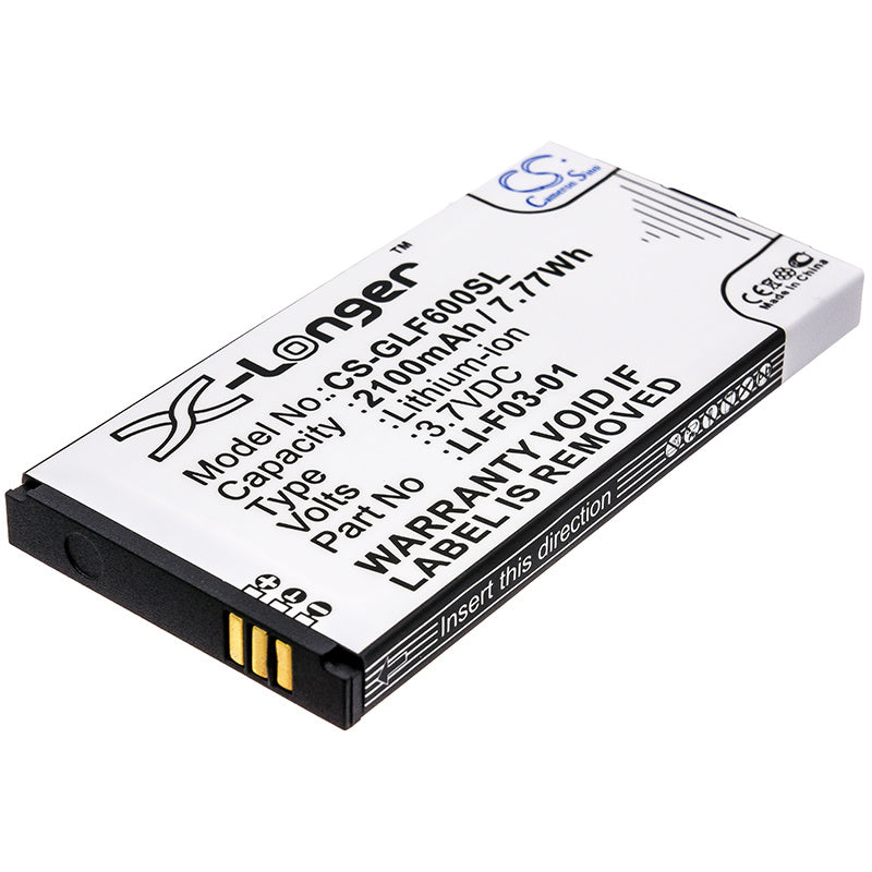2100mAh Battery - CS-GLF600SL / Li-ion / Volts: 3.7