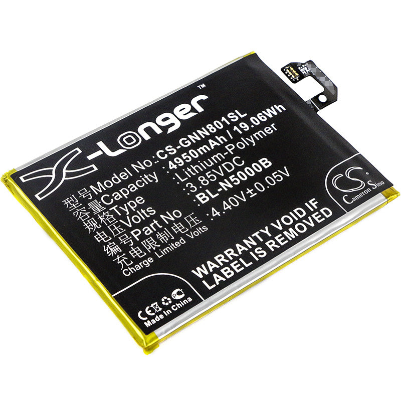 4950mAh Battery - CS-GNN801SL / Li-Polymer / Volts: 3.85