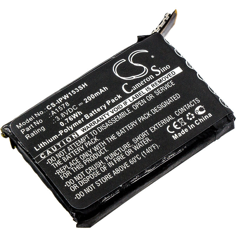200mAh Battery - CS-IPW153SH / Li-Polymer / Volts: 3.8