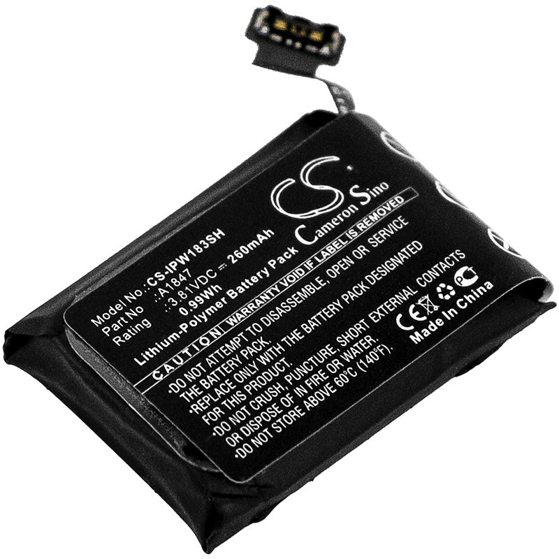 260mAh Battery - CS-IPW183SH / Li-Polymer / Volts: 3.81