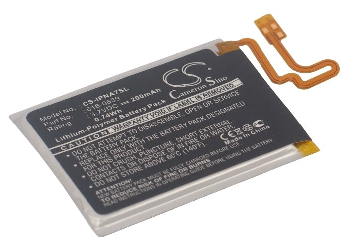 200mAh Battery - CS-IPNA7SL / Li-Polymer / Volts: 3.7