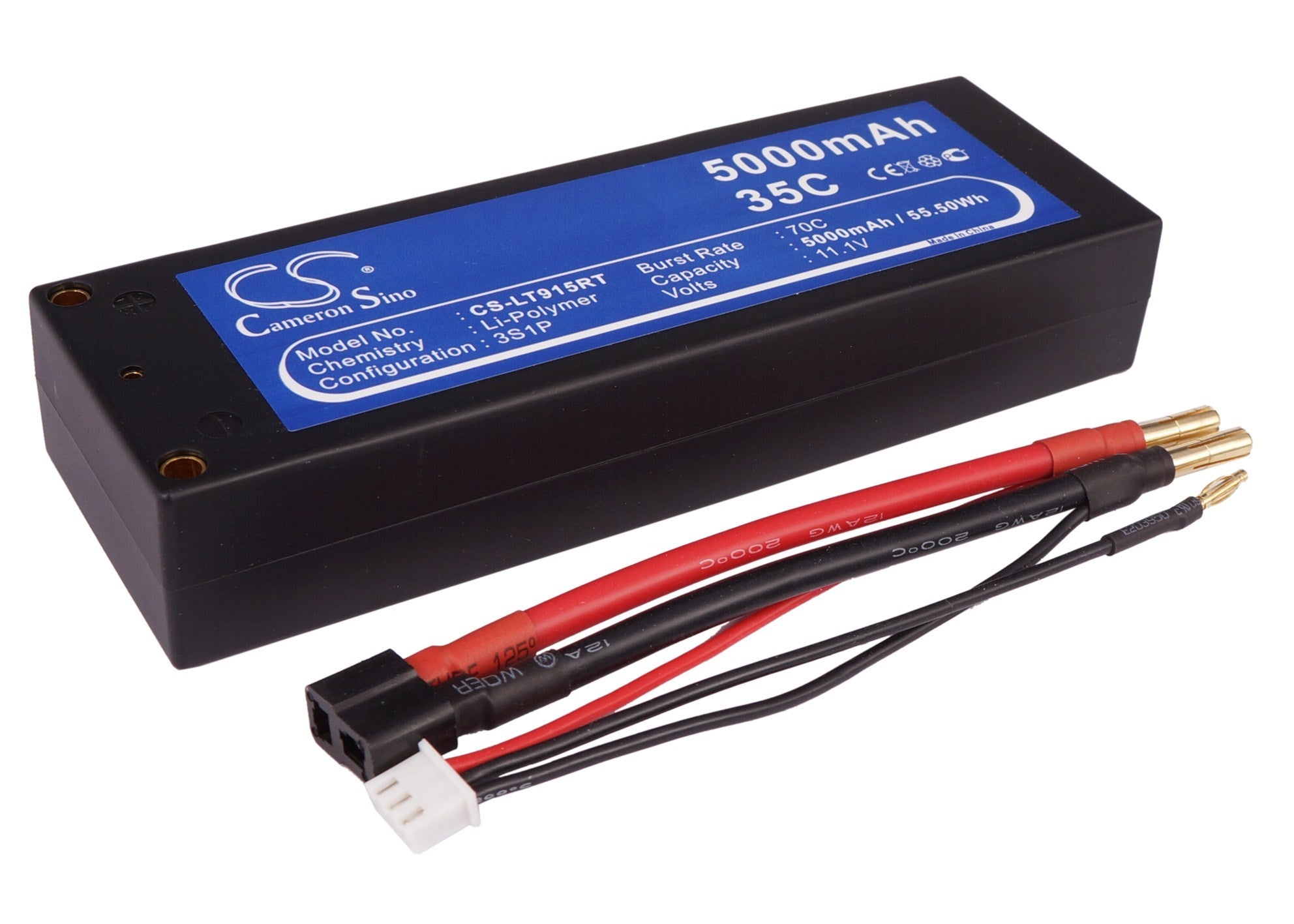 5000mAh Battery - CS-LT915RT / Li-Polymer / Volts: 11.1
