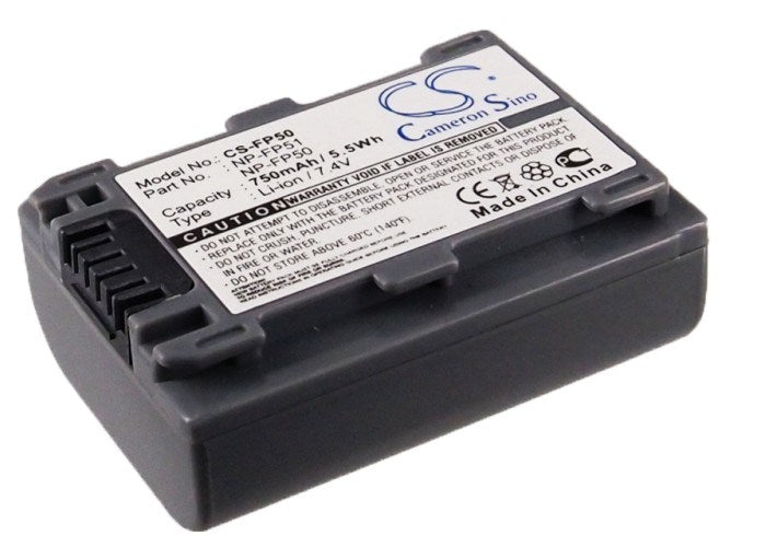 750mAh Battery - CS-FP50 / Li-ion / Volts: 7.4