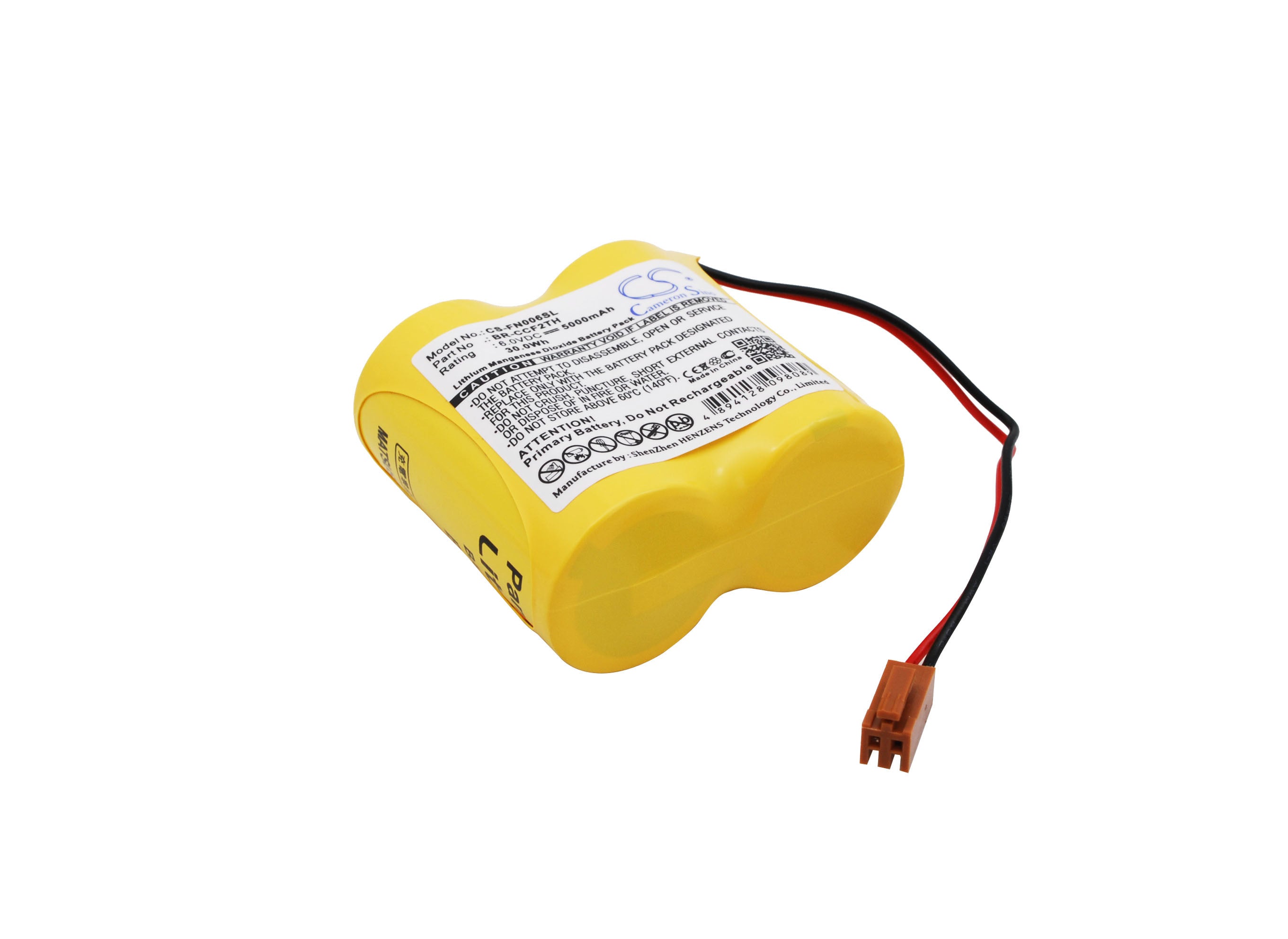5000mAh Battery - CS-FN006SL / Li-MnO2 / Volts: 6