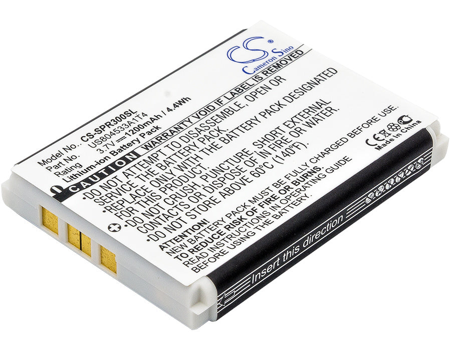 1200mAh Battery - CS-SPR300SL / Li-ion / Volts: 3.7