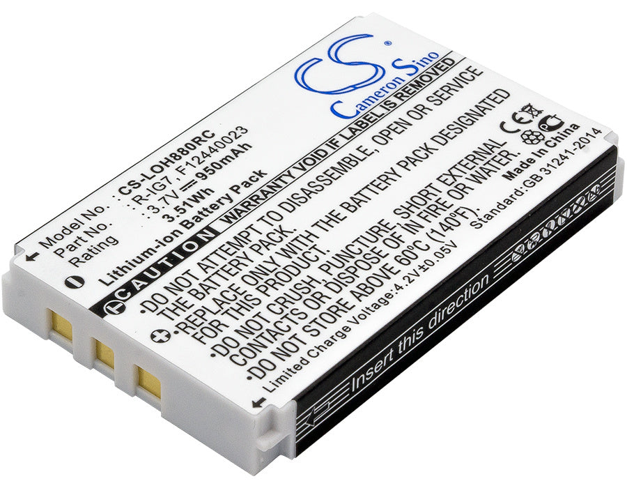 950mAh Battery - CS-LOH880RC / Li-ion / Volts: 3.7