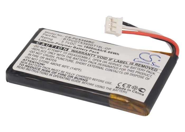 1800mAh Battery - CS-PCX340RC / Li-Polymer / Volts: 3.7