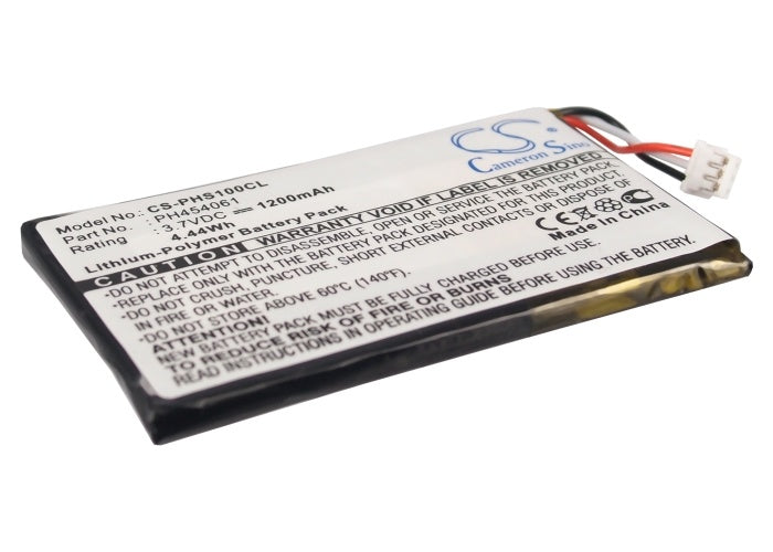 1200mAh Battery - CS-PHS100CL / Li-Polymer / Volts: 3.7