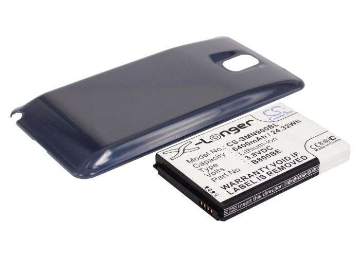 6400mAh Battery - CS-SMN900BL / Li-ion / Volts: 3.8V